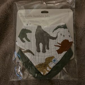 Little Unicorn Reversible Dinosaur 🦖🦕 Bandana Bibs